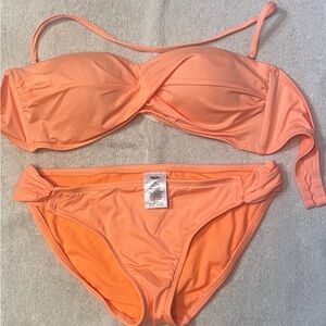 WeWoreWhat Coral Bikini Set
